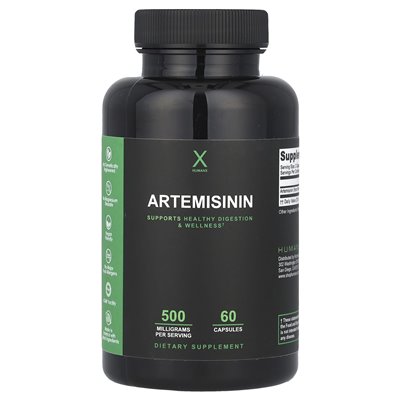 Humanx, artemisinina, 500 mg, 60 kapsułek (250 mg na kapsułkę)