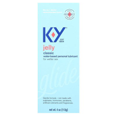 K-Y, galaretka, klasyczna, 4 uncje (113 g)