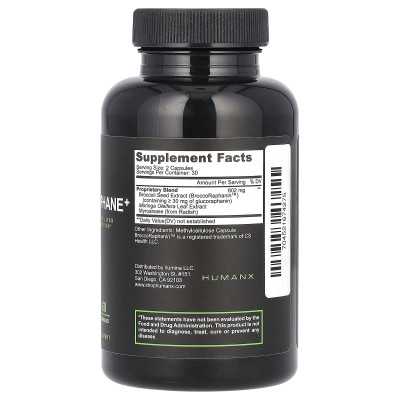 Humanx, Sulforaphan+, 602 mg, 60 Kapseln (301 mg pro Kapsel)