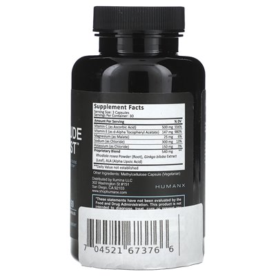 Humanx, Altitude Assist, 1662 mg, 90 kapsułek (554 mg na kapsułkę)