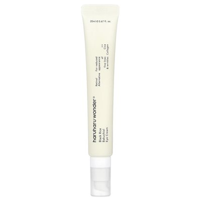 Haruharu, Wonder®, Schwarzer Reis Bakuchiol Augencreme, 0,67 Fl Oz (20 ml)