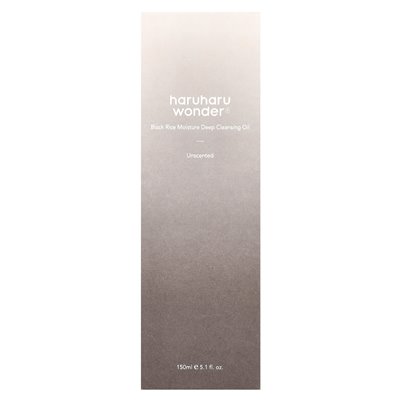 Haruharu, Wonder®, feuchtigkeitsspendendes Tiefenreinigungsöl aus schwarzem Reis, parfümfrei, 150 ml (5,1 fl. oz.)