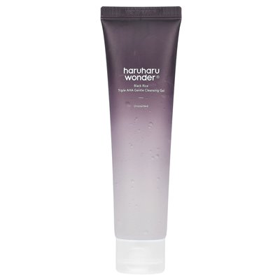 Haruharu, Wonder®, Sanftes Reinigungsgel mit dreifachem AHA aus schwarzem Reis, parfümfrei, 100 ml (3,38 fl. oz.)