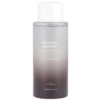 Haruharu, Wonder®, Hyaluron-Toner mit schwarzem Reis, 5,1 Fl Oz (150 ml)