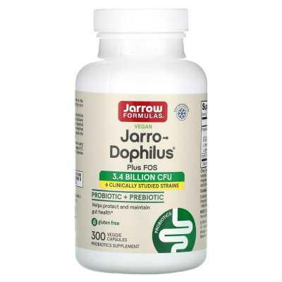 Jarrow Formule, wegański Jarro-Dophilus Plus Fos, 300 kapsułek wegetariańskich