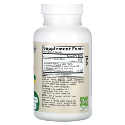 Jarrow Formula, Veganes Jarro-Dophilus Plus Fos, 300 vegetarische Kapseln