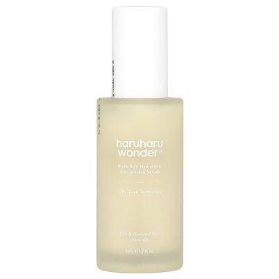 Haruharu, Wonder®, Hyaluron-Anti-Falten-Serum mit schwarzem Reis, 1,7 Fl Oz (50 ml)