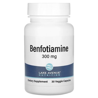 Lake Avenue Nutrition, Benfotiamine, 300mg, 30 Vegetarian Capsules
