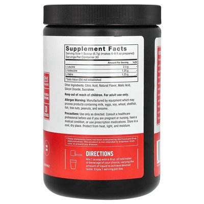 Force Factor, BCAA Powder, Limeade Cherry, 7,1 uncji (201 g)