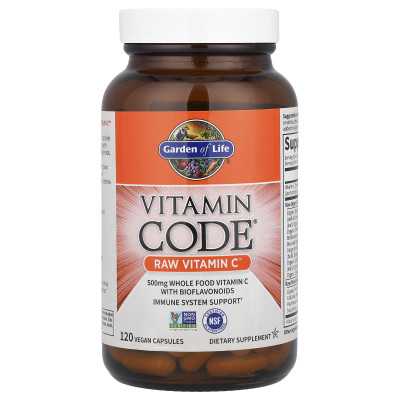 Garden of Life, Kode® Vitamins, Raw Vitamin C™, 120 vegane Kapseln