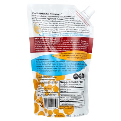 Lipo Naturals, liposomalny kompleks przeciwutleniający glutation, 15 uncji (443 ml) Lipo Naturals, liposomalny kompleks przeciwutleniający glutation, 15 uncji (443 ml)