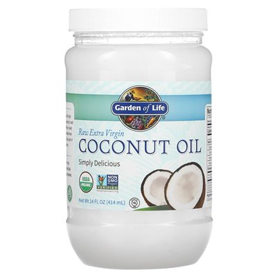 Garden of Life, Raw Virgin Coconut Oil, 14 fl oz (414 ml)