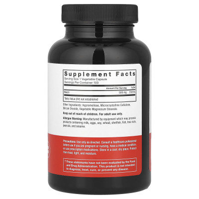 Współczynnik siły, niacyna, 500 mg, 100 kapsułek warzywnych