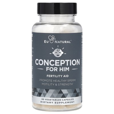 UE Natural, Conception for Him, Fruchtbarkeitshilfe, 60 vegetarische Kapseln