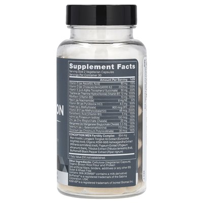 UE Natural, Conception for Him, Fruchtbarkeitshilfe, 60 vegetarische Kapseln