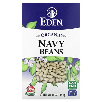 Eden Foods, Organic Navy Bean, 16 uncji (454 g)