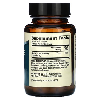 Dr. Mercoli, Niacinamid Vitamin B3, 50 mg, 270 Tabletten