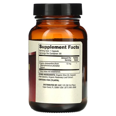 Dr. Mercoli, Astaxanthin, 12 mg, 90 capsules