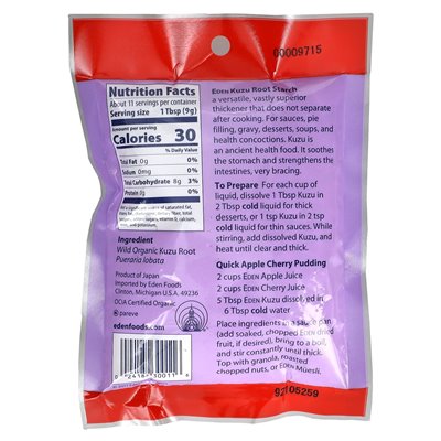 Eden Foods, Organic Kuzu Root Starch, 3.5 oz (100 g)