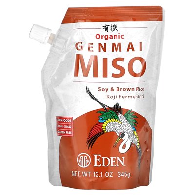Eden Foods, Organic Genmai Miso, 12,1 uncji (345 g)