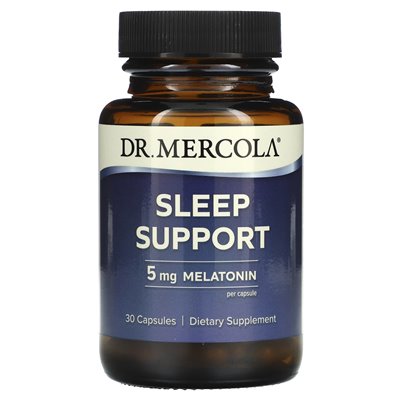 Dr Mercola, wsparcie snu, 5 mg, 30 kapsułek