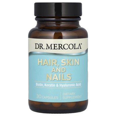 Dr Mercoli, włosy, skóra i paznokcie, 30 kapsułek