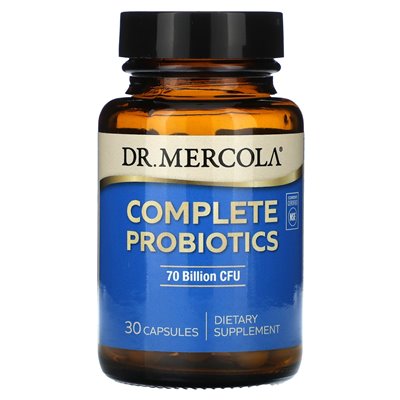 Dr. Mercoli, Komplette Probiotika, 70 Milliarden KBE, 30 Kapseln