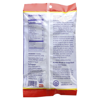 Eden Foods, Kumbu, Sea Vegetable, 2,1 uncja (60 g)