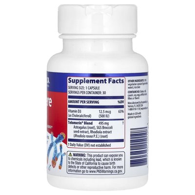 Enzymedica, Telomere Plus, 30 Kapseln