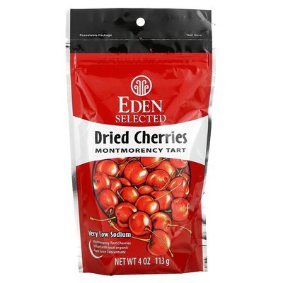 Eden Foods, ausgewählte getrocknete Montmorency-Sauerkirschen, 4 oz (113 g)
