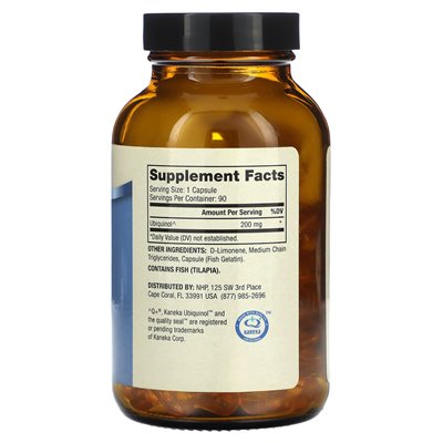 Dr Mercoli, Ubiquinol, 200 mg, 90 capsules
