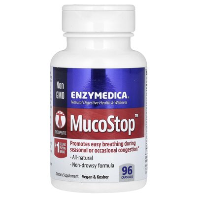 Enzymedica, Mucostop, 96 Kapseln