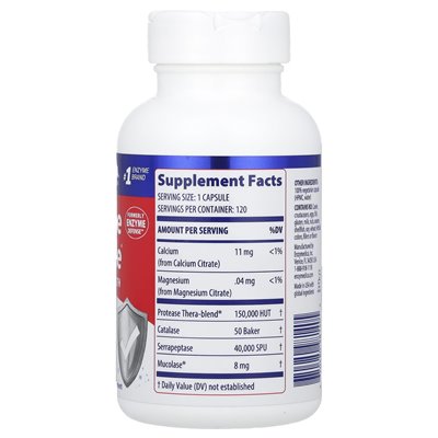Enzymedica, Immune Defense®, normale Stärke, 120 Kapseln