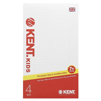 Kent, Kids Premium najlepsze szczoteczki do zębów, ponad 7 lat, 4 szczoteczki do zębów