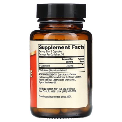 Dr. Mercoli, Liposomales Glutathion, 350 mg, 60 Kapseln (175 mg pro Kapsel)