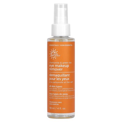Zanie earth science, green tea eye makeup, unscented, 4 fl oz (118 ml)