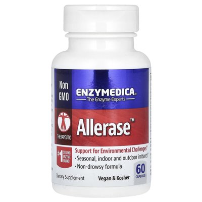 Enzymedica, Allerase, 60 Kapseln