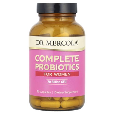Dr Mercoli, Complete probiotics for Women, 70 miliardów CFU, 90 kapsułek