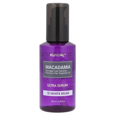Kundal, Makadamia, Ultraserum, Biały Musk, 3,38 uncji (100 ml) Kundal, Makadamia, Ultraserum, Biały Musk, 3,38 uncji (100 ml)