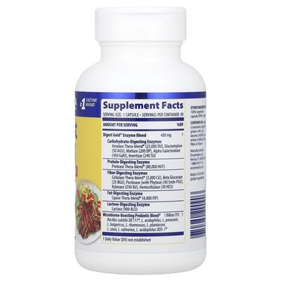 Enzymedica, Digest Gold®+ Probiotika, 90 Kapseln