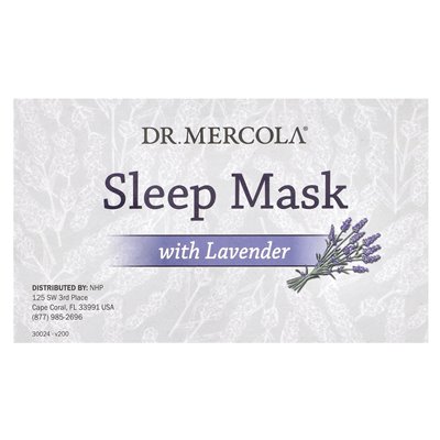 Dr Mercoli, Sleep Mask with Lavender, 1 maska