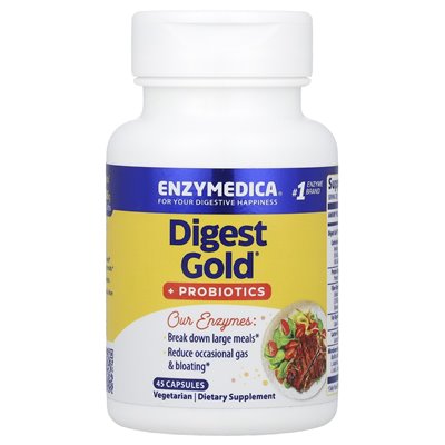 Enzymedica, Digest Gold®+ Probiotika, 45 Kapseln
