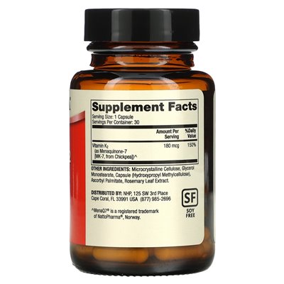 Dr. Mercoli, Vitamin K2, 180 McG, 30 Capsules