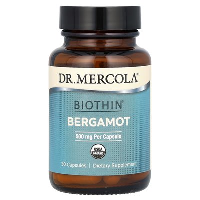 Dr Mercoli, Biothin, Bergamot, 500 mg, 30 kapsułek
