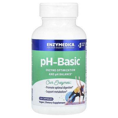 Enzymedica, pH-basic, 120 kapsułek