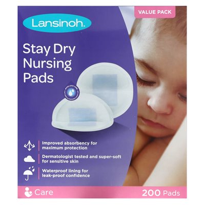 Lansinoh, Stay Dry Nursing Pads, 200 podkładek