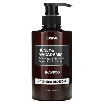 Kundal, Miód & Makadamia, Szampon, Kwiat Wiśni, 16.90 fl oz (500 ml) Kundal, Miód & Makadamia, Szampon, Kwiat Wiśni, 16.90 fl oz (500 ml)