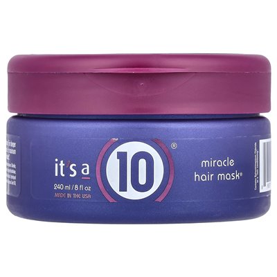 To 10, cudowna maska ​​do włosów, 8 fl oz (240 ml)