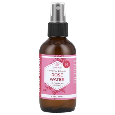 Leven Rose, 100 % rein und biologisch, Rosenwasser, 4 fl oz (118 ml)