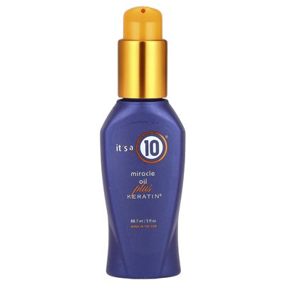 To 10, cudowny olej plus keratin®, 3 fl oz (88,7 ml)